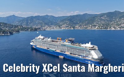 Celebrity XCel Santa Margherita evening view 28.07.2026