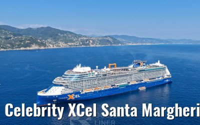 Celebrity XCel Santa Margherita evening view 28.07.2026