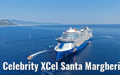 Celebrity XCel Santa Margherita evening view 28.07.2026