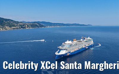 Celebrity XCel Santa Margherita evening view 28.07.2026
