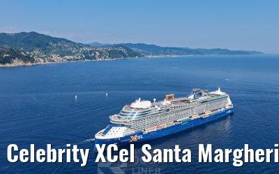 Celebrity XCel Santa Margherita evening view 28.07.2026