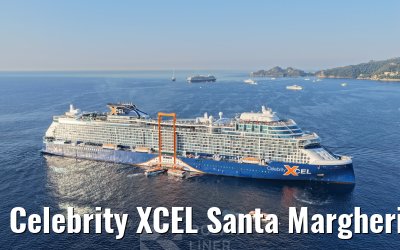 Celebrity XCEL Santa Margherita morning view 28.07.2026