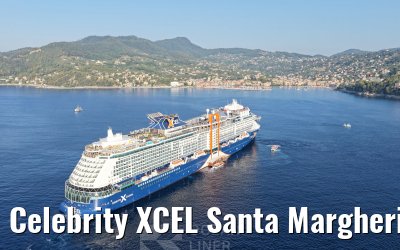 Celebrity XCEL Santa Margherita morning view 28.07.2026