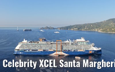 Celebrity XCEL Santa Margherita morning view 28.07.2026