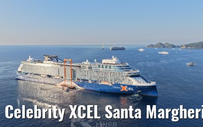 Celebrity XCEL Santa Margherita morning view 28.07.2026