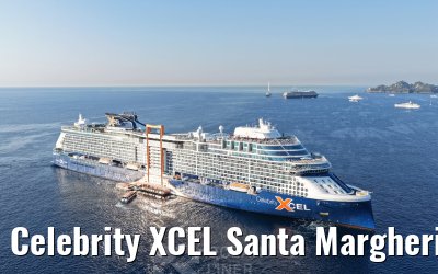 Celebrity XCEL Santa Margherita morning view 28.07.2026