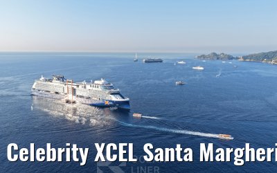 Celebrity XCEL Santa Margherita morning view 28.07.2026