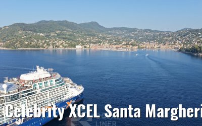 Celebrity XCEL Santa Margherita morning view 28.07.2026