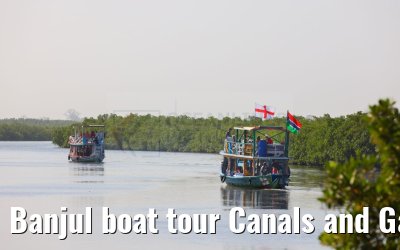 Banjul boat tour Canals and Gambia River 31.12.2023