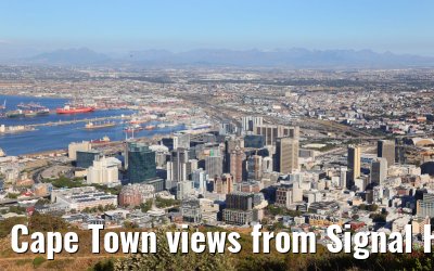 Cape Town views from Signal Hill 15.01.2024