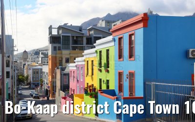 Bo-Kaap district Cape Town 16.01.2024