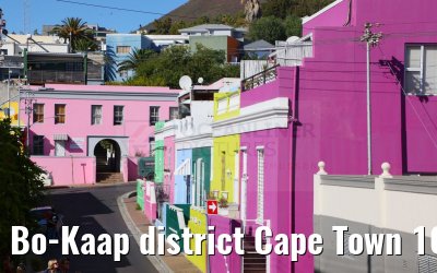 Bo-Kaap district Cape Town 16.01.2024