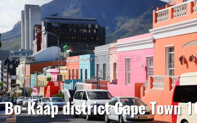 Bo-Kaap district Cape Town 16.01.2024