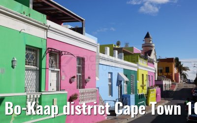 Bo-Kaap district Cape Town 16.01.2024
