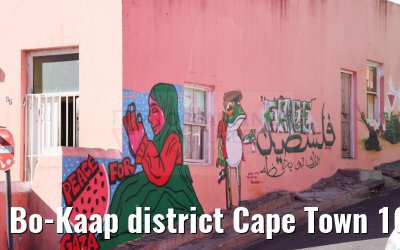 Bo-Kaap district Cape Town 16.01.2024