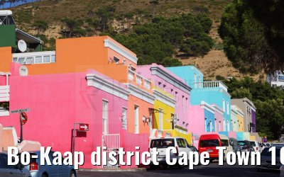 Bo-Kaap district Cape Town 16.01.2024