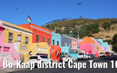 Bo-Kaap district Cape Town 16.01.2024