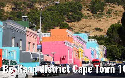 Bo-Kaap district Cape Town 16.01.2024
