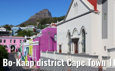 Bo-Kaap district Cape Town 16.01.2024
