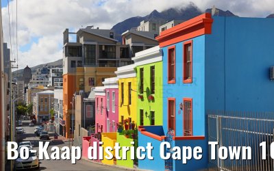 Bo-Kaap district Cape Town 16.01.2024
