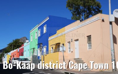 Bo-Kaap district Cape Town 16.01.2024