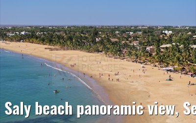 Saly beach panoramic view, Senegal 30.12.2023