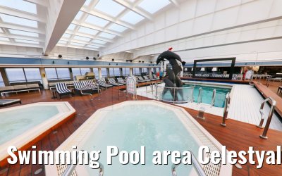 Swimming Pool area Celestyal Journey