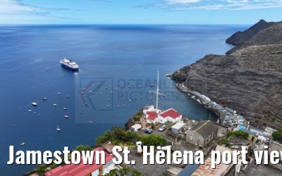 Jamestown St. Helena port view 06.01.2024