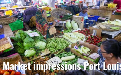 Market impressions Port Louis, Mauritius 27.01.2024