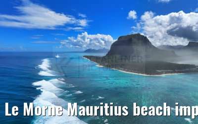 Le Morne Mauritius beach impressions 28.01.2024