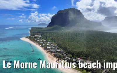 Le Morne Mauritius beach impressions 28.01.2024