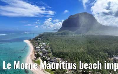 Le Morne Mauritius beach impressions 28.01.2024