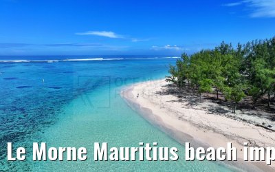 Le Morne Mauritius beach impressions 28.01.2024