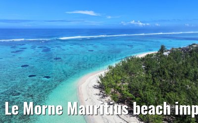 Le Morne Mauritius beach impressions 28.01.2024