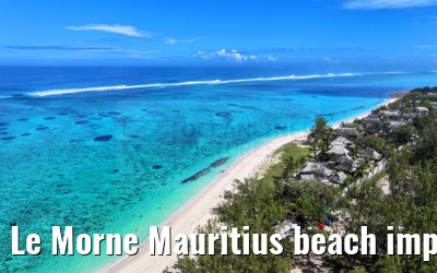 Le Morne Mauritius beach impressions 28.01.2024