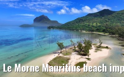 Le Morne Mauritius beach impressions 28.01.2024