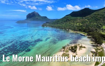 Le Morne Mauritius beach impressions 28.01.2024