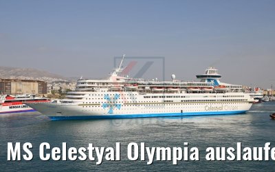 MS Celestyal Olympia auslaufend Piräus