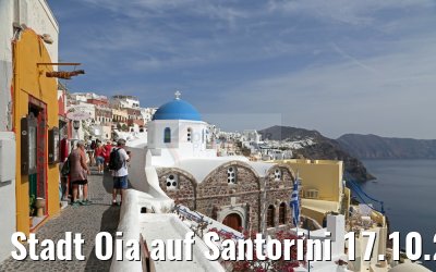 Stadt Oia auf Santorini 17.10.2015