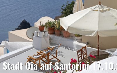 Stadt Oia auf Santorini 17.10.2015