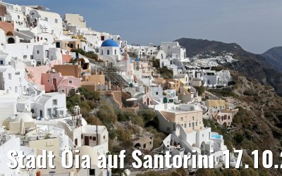Stadt Oia auf Santorini 17.10.2015
