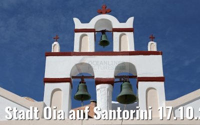 Stadt Oia auf Santorini 17.10.2015