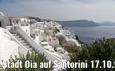 Stadt Oia auf Santorini 17.10.2015