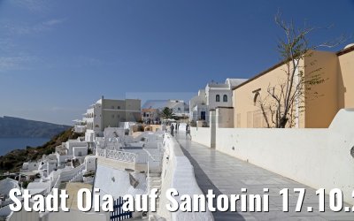 Stadt Oia auf Santorini 17.10.2015