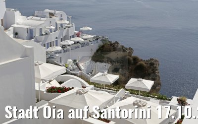 Stadt Oia auf Santorini 17.10.2015