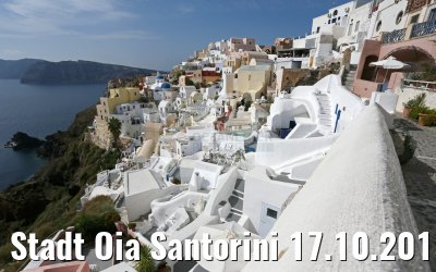 Stadt Oia Santorini 17.10.2015
