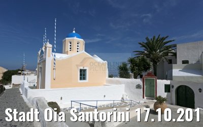 Stadt Oia Santorini 17.10.2015