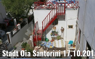 Stadt Oia Santorini 17.10.2015