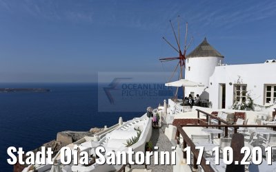 Stadt Oia Santorini 17.10.2015