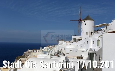 Stadt Oia Santorini 17.10.2015